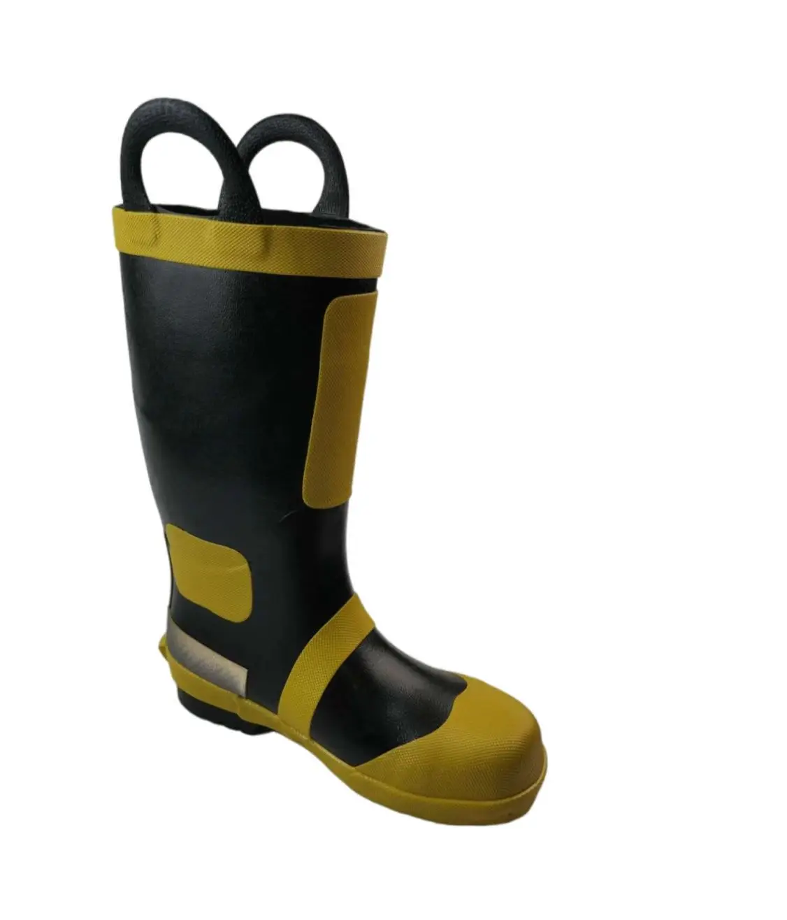 Hellfire Rubber felt insulated boo lug sole fire fighting safety boots fire fighter boots