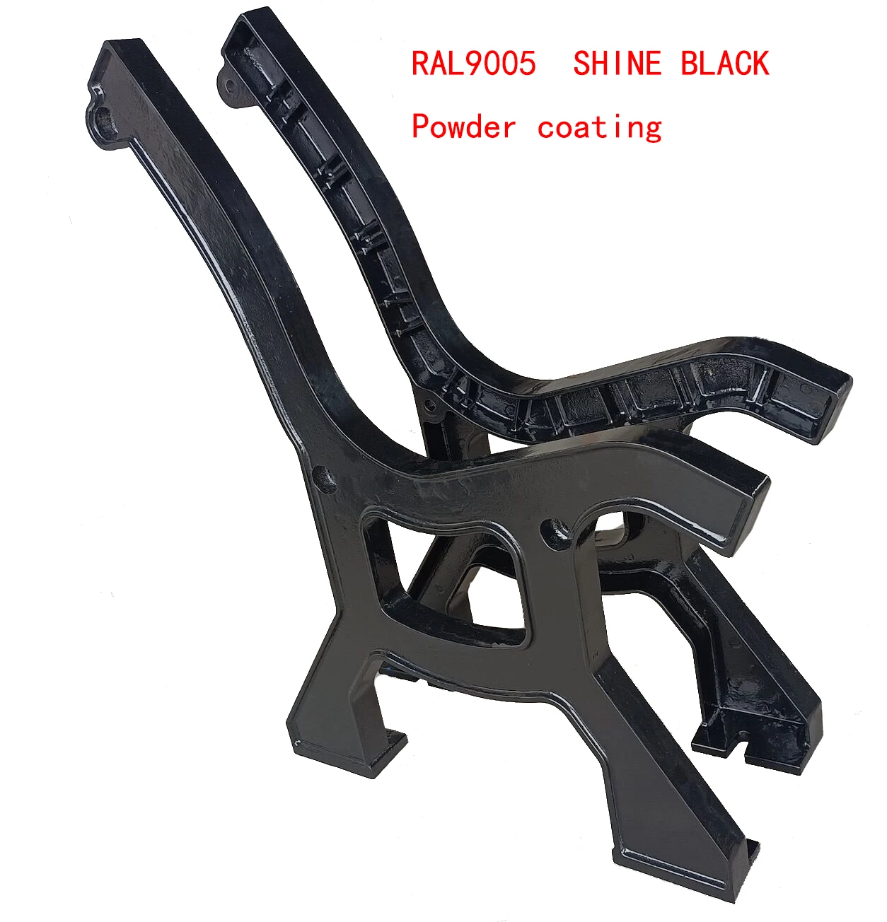 outdoor wrought iron furniture legs acrylic bench leg