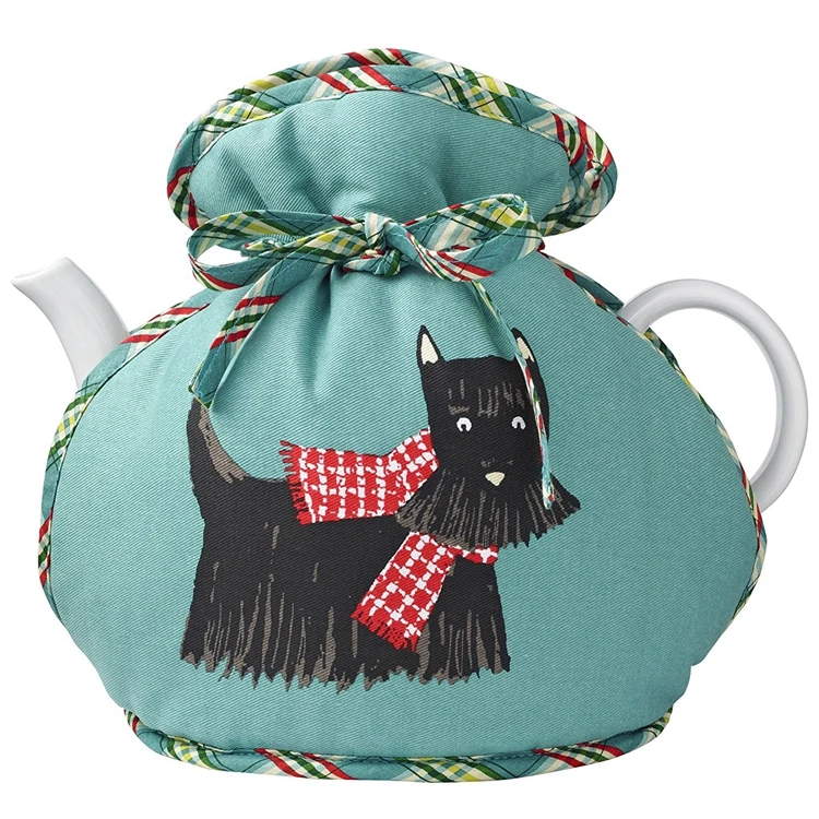 
Custom Bird Printed Decorative Fabric Teapot Cover Cosy 