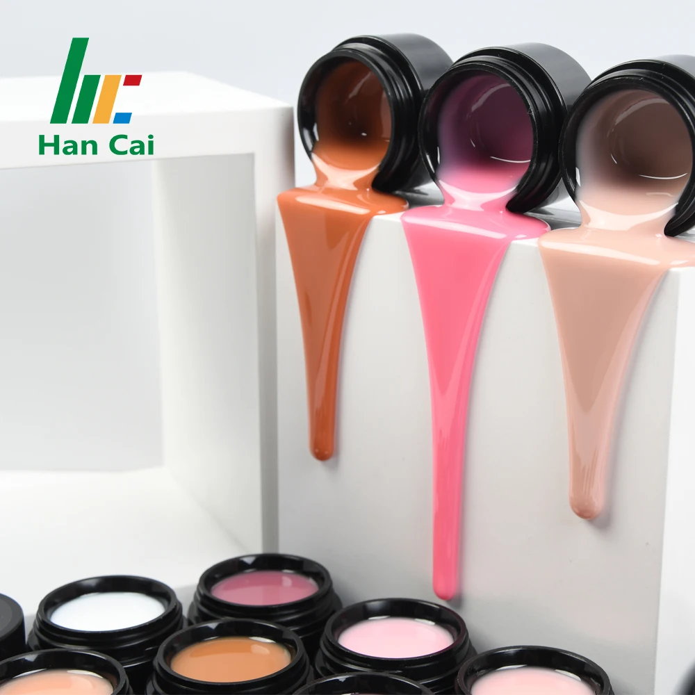 
15ML 30ML Easy Apply No Burn UV Camouflage Builder Gel For Nail Extension 