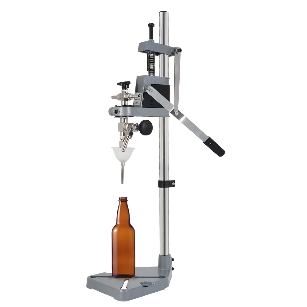 Manual beer bottle filling station, Counter Pressure Beer Bottling Machine,Metal Flexible bottle filler for micro breweries