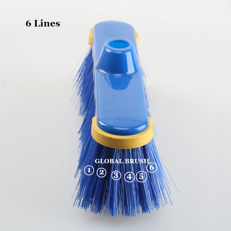 HQ0158 Middle-East plastic soft straighten plastic floor broom bristles with wooden stick