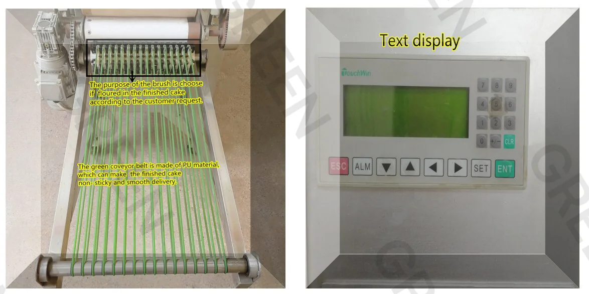 Samosa/roti Grain Product Making Machines Full Automatic Industrial Non Stick Pancake Maker Making Cake Food Processing Units