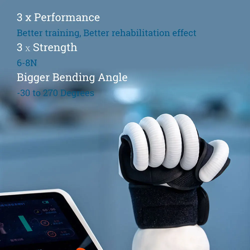 Hand rehabilitation exercise machine and rehabilitation robot gloves hand joint robot for stroke patient