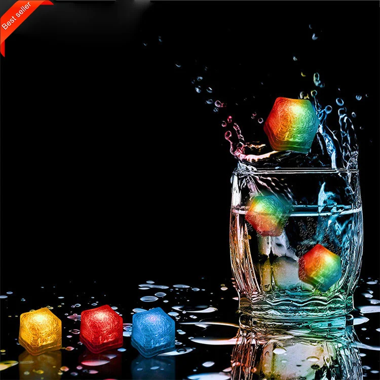 Wholesale Bar Party Wedding Photography Prop Mini Artificial Ice Cubes Clear Square Acrylic Ice Cube Display