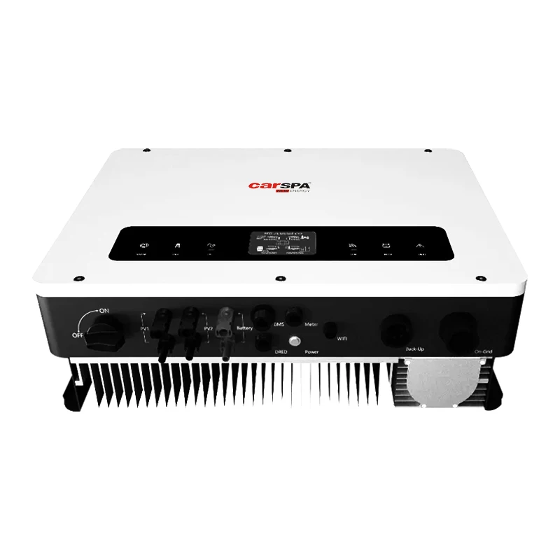 Carspa high voltage three phase hybrid inverter 4KW 5KW 6KW 8KW 10KW 12KW home energy storage system inverter