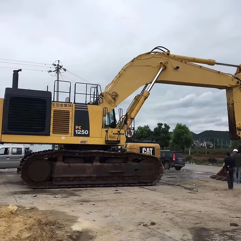 Используемый гусеничный тяжелый станок японский экскаватор Komatsu высокое качество PC1250 лучший используемый для продажи
