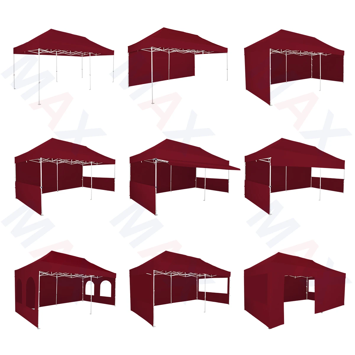 Custom Branded Outdoor Adjustable 10x20 ft Heavy Duty Tent Waterproof Exhibition Tents Aluminum frame canopy tent