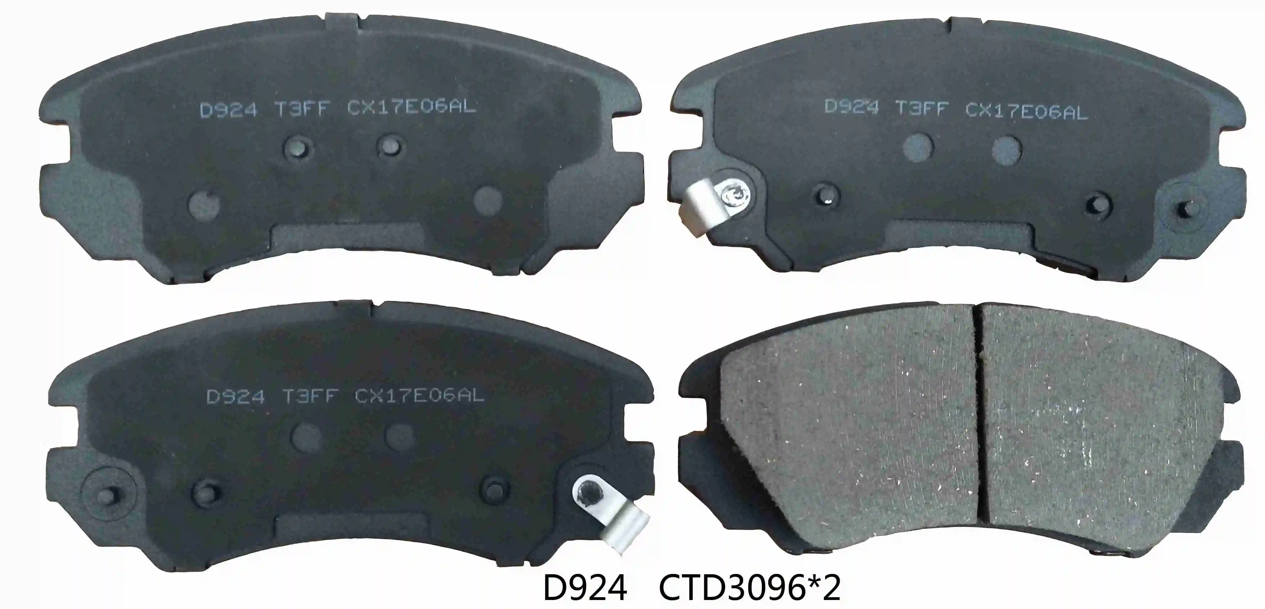 SDCX D924 Ceramic Brake Pads For KIA K5 Car China High Quality Auto Parts Front Brake pad in stock and real price