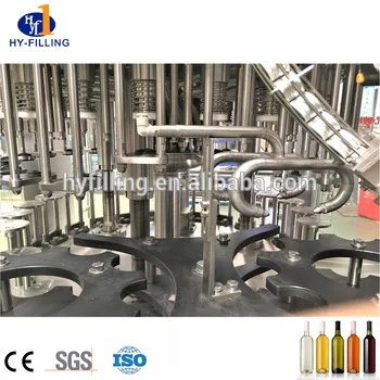 automatic  whisky vodka wine bottling small glass bottle liquor filling production line machine