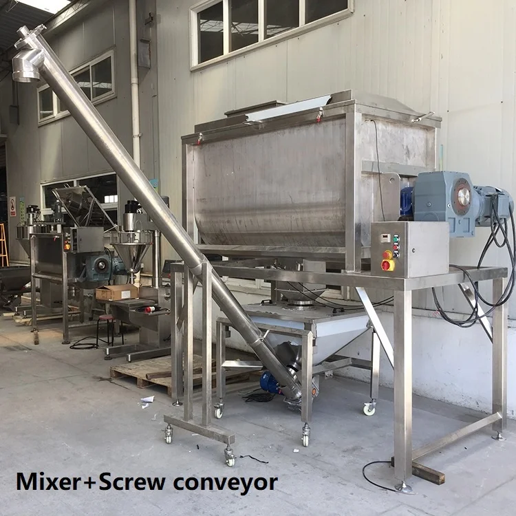 Lab Scale Metal Powder Ribbon Mixer For Fertilizer Blender For Powder