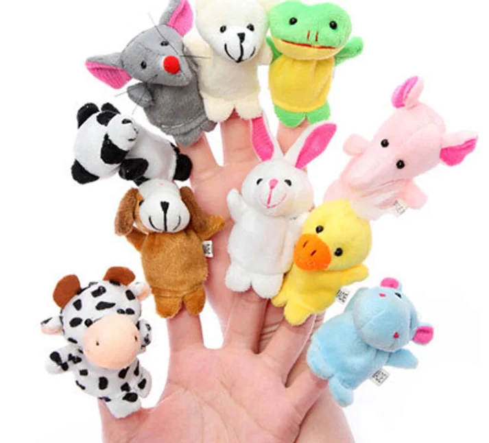
lovely dog,duck,rabbit,sheep animal finger doll 