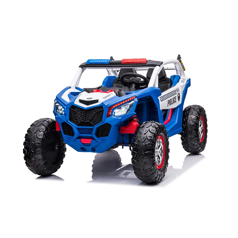 24V 4X4 children battery powered police UTV
