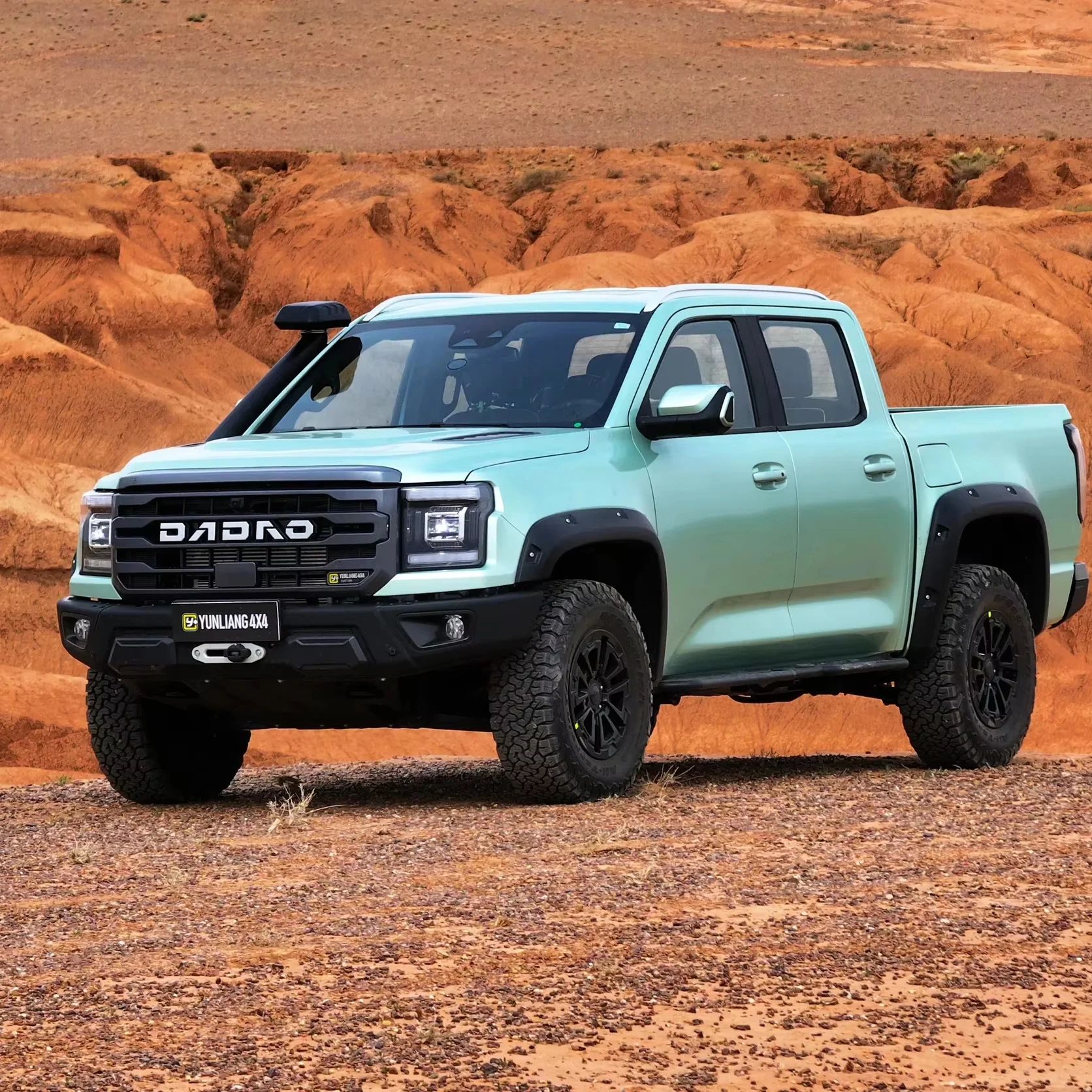 JMC Dadao 2024 2.3T 4WD AWD Turbo 4X4 Pickup Pick Up Truck Euro VI Low Price Diesel  Commercial Ride 2WD Mid-size Pickup Car