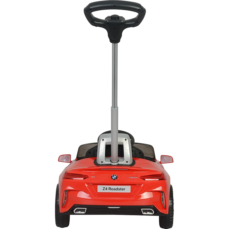 WD3673 Cool kids car with push handle red white