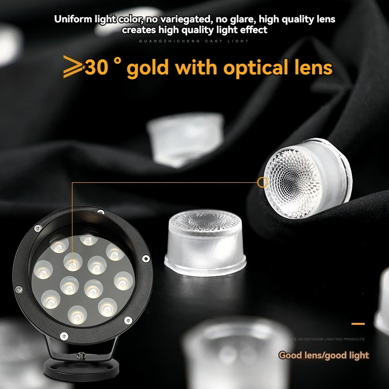 Multi-standard Waterproof Outdoor Garden LED Spotlight Plug-in Tree Lighting Landscape Lighting Lawn Lamp