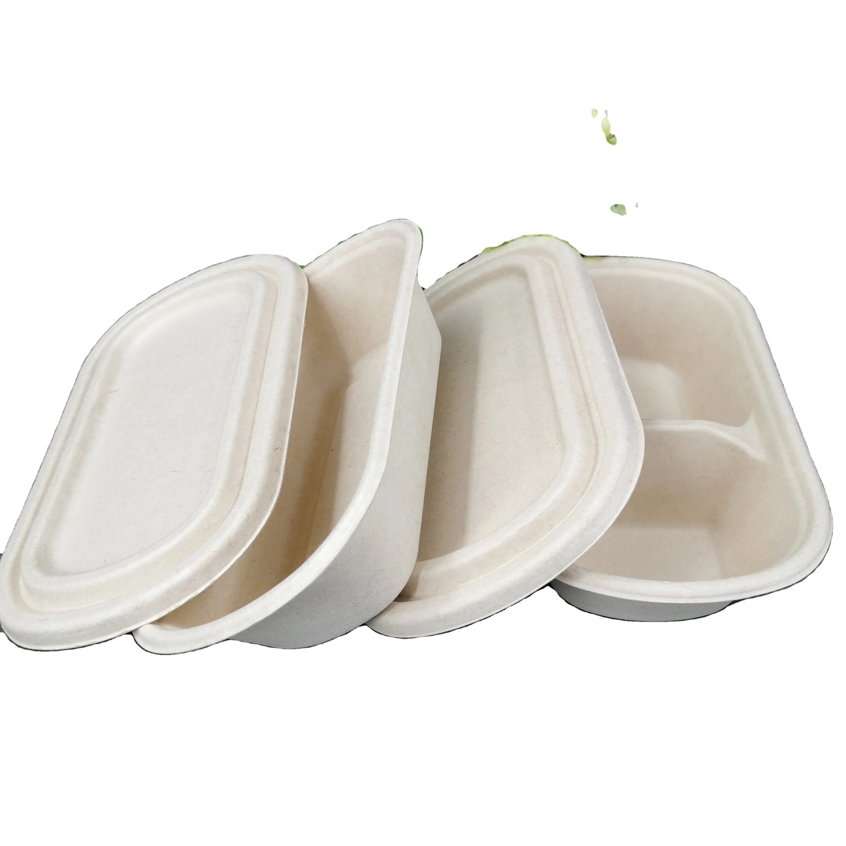 tapers de descartable comida con tapa caja de comida de bagazofood containerscaja de comida de bagazo con divisiones