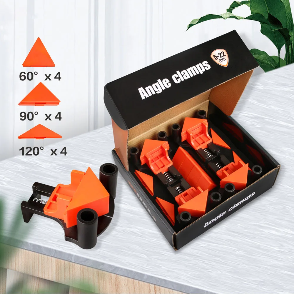 Clamp Set 60/90/120 Degrees Corner Clamp Wood Angle Clamps Woodworking Frame Corner Holder Woodworking Hand Tool