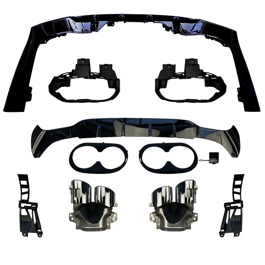 
Suitable For The Modification Of Rear Lip Tail Throat Spoiler Exhaust Tailpipe Of Mercedes CLA C118 Cla200 260 Cla45 AMG 