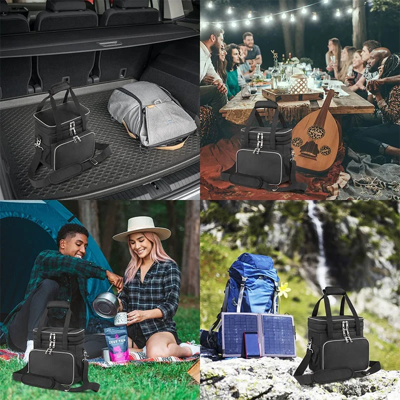 Mergeboon custom outdoor carrying bags for power station 300w portable power bank station