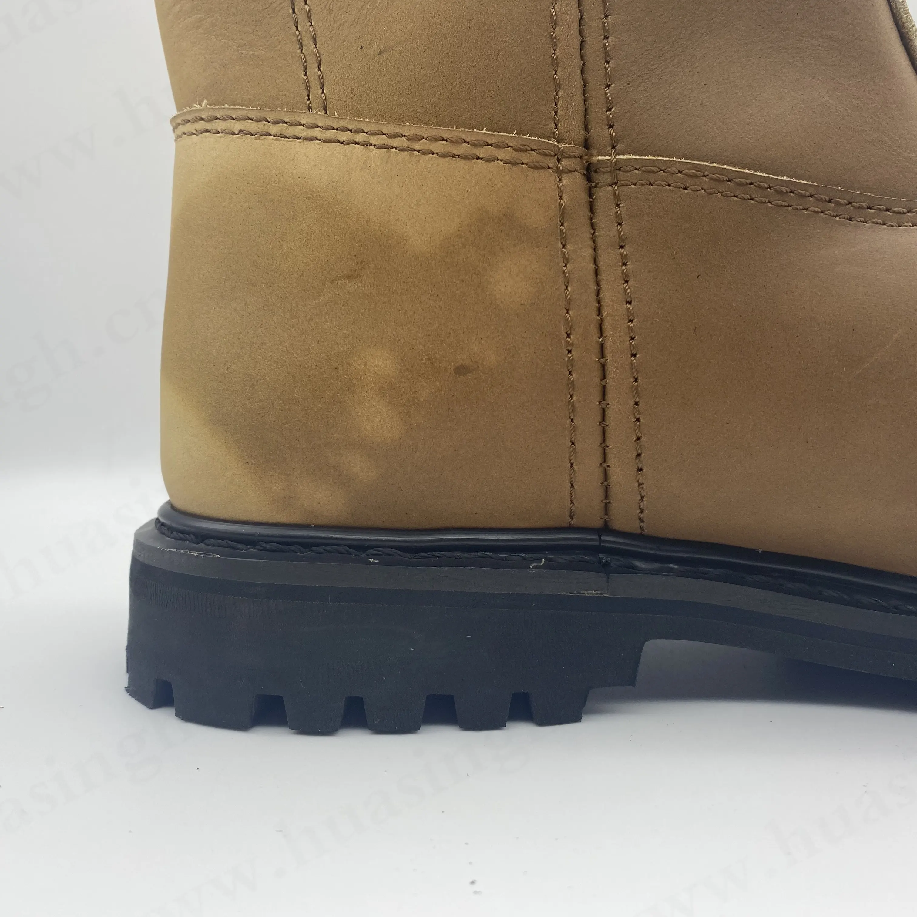 XC,coal miner hard Goodyear rubber outsole work safety boots anti-hit puncture resistant long tube mining safety boots HSB341