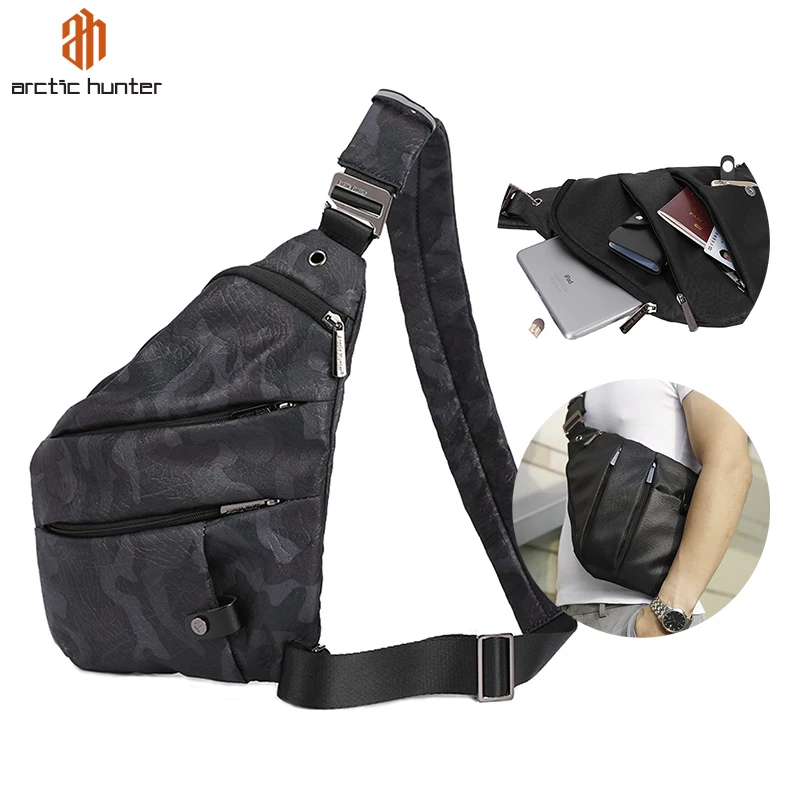Arctic Hunter New Fashion Male Crossbody Chain Messenger Bag Man Shoulder Bag Leisure Man Waist Waterproof Sling Bags