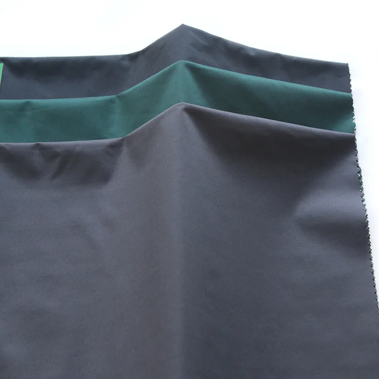 100% Polyester Jacket Fabric Waterproof Printing Fabric Pu coating Imitation Memory Fabric