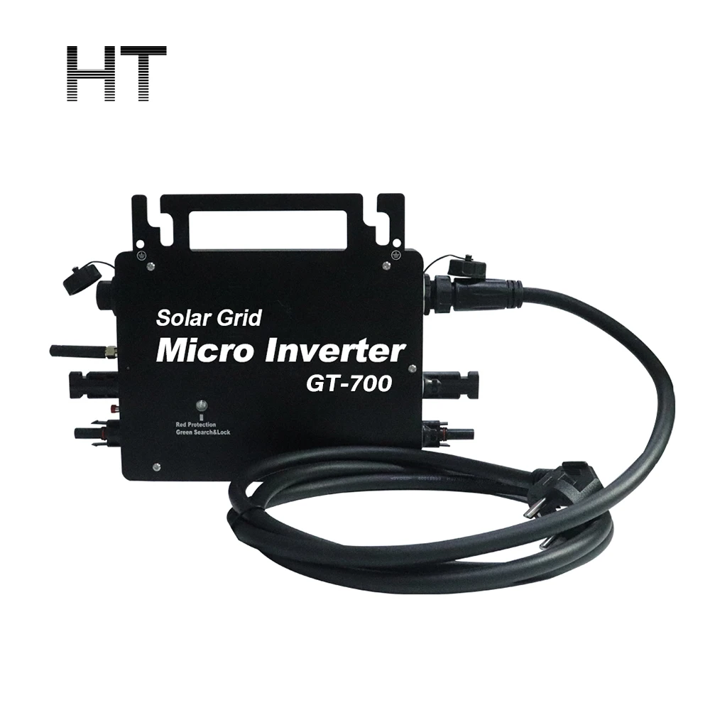 Plus and Play Solar Charing  800w 1kw Micro Inverter Cost High Efficiency Solar Grid Micro Inverter Solar Wifi