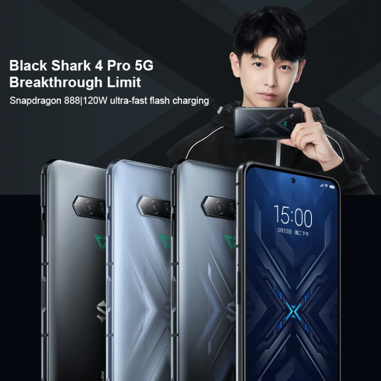 
NEW 2021 Black Shark 4 5G Smartphones Snapdragon 870 8GB 128GB 144Hz AMOLED Display Black Shark 4 5G Smartphones 