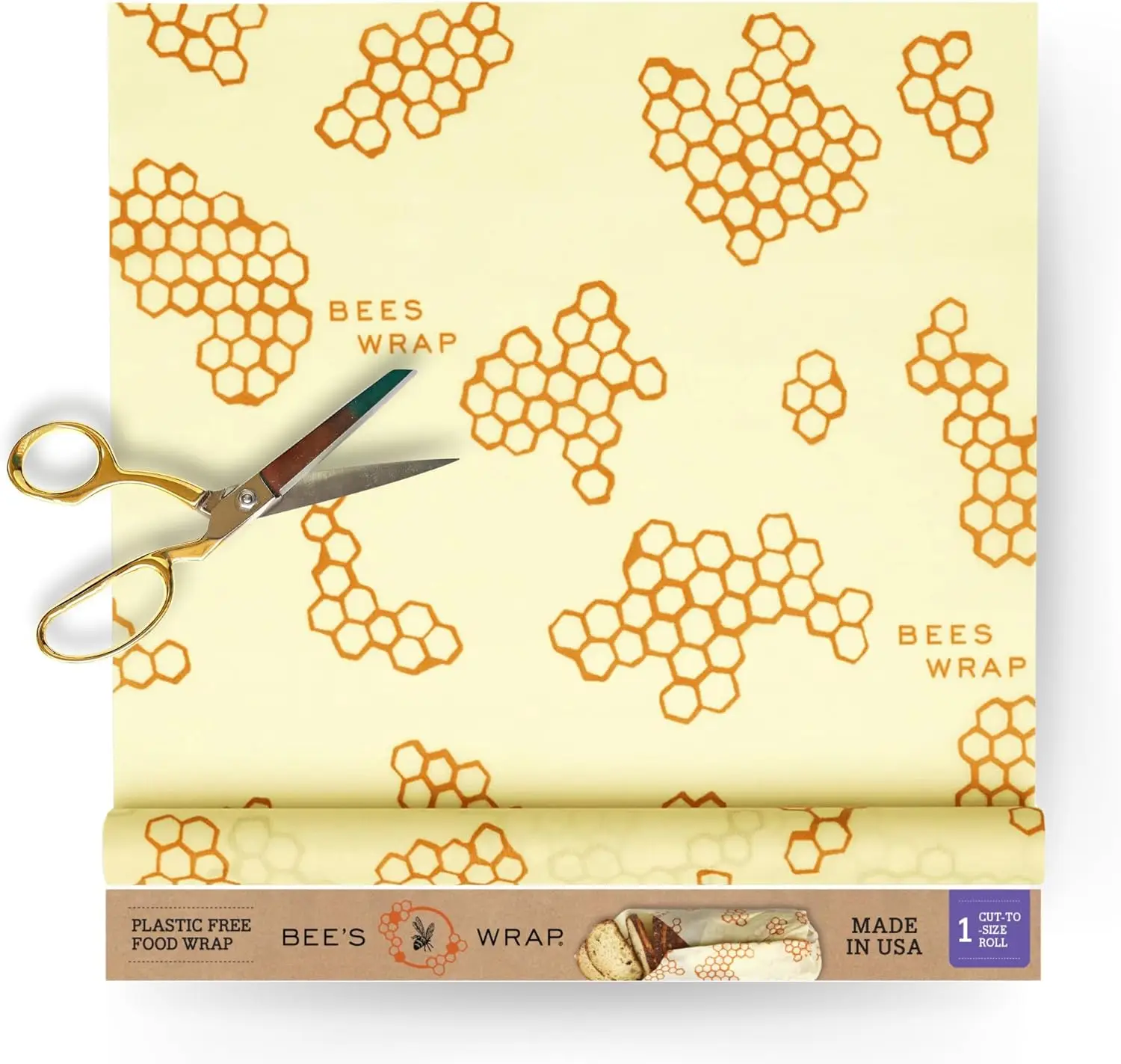 Natural Reusable Beeswax Food Wraps beeswax wraps 3pack beeswax food wrap reusable custom printed