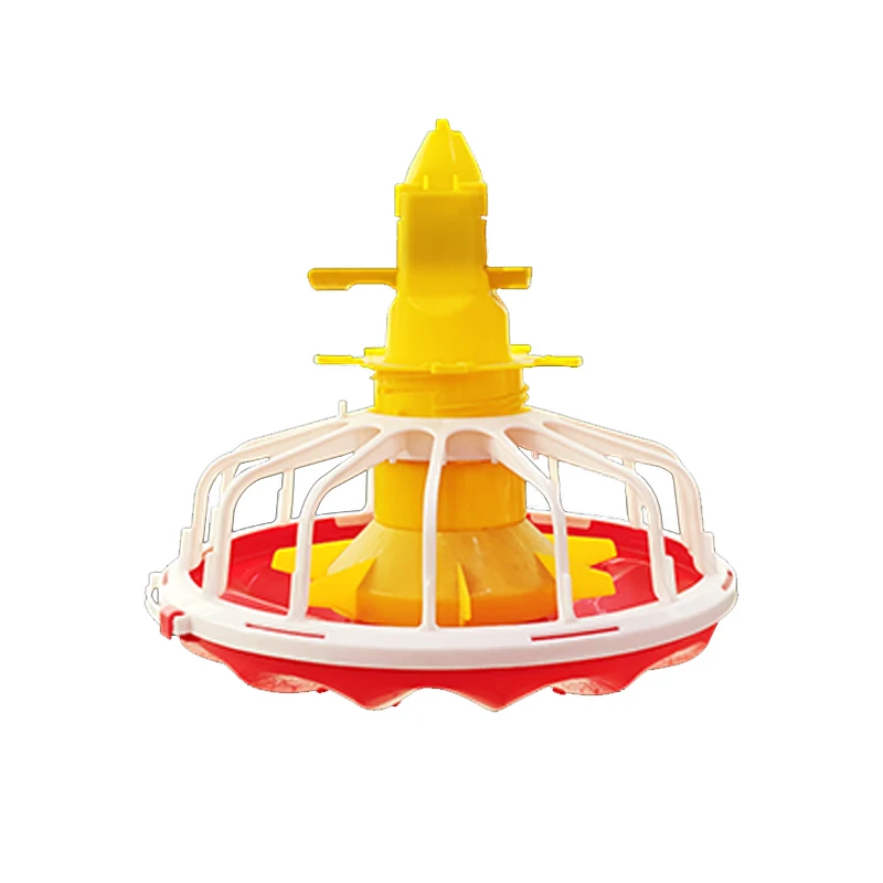 2024 Automatic Chicken Feeder Trays Poultry Farming Animal Feeders with Convenient Automatic Feeding System