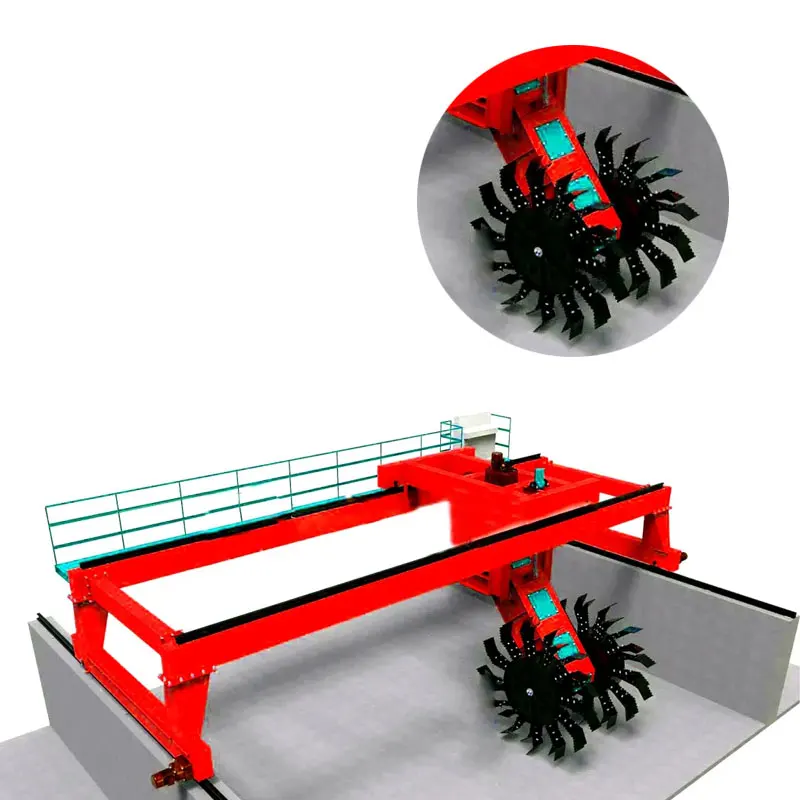 Organic Fertilizer Manure Fermentation Tank Compost Turner Mixer Equipment Systems for Mushrooms