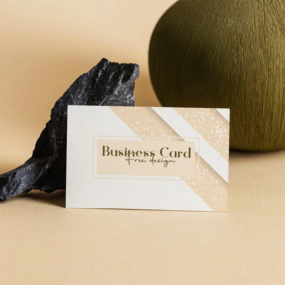 Factory Producing Printing Foiling Stamping Paper Business Cards Customized Logo design for my brand