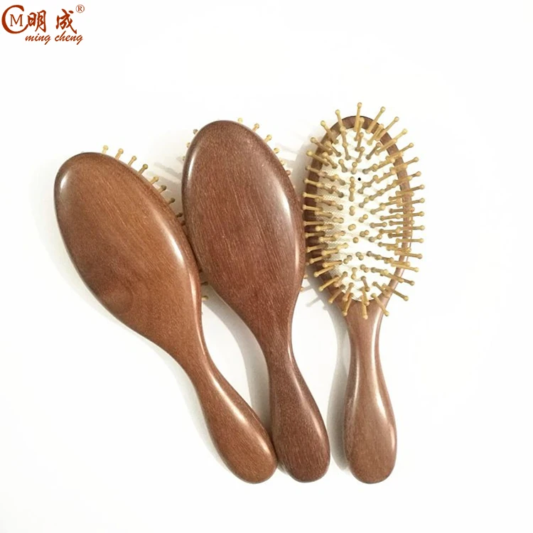 Boutique 100% natural red sandalwood air cushion massage brush comb meridian airbag health care hair and beauty brush comb