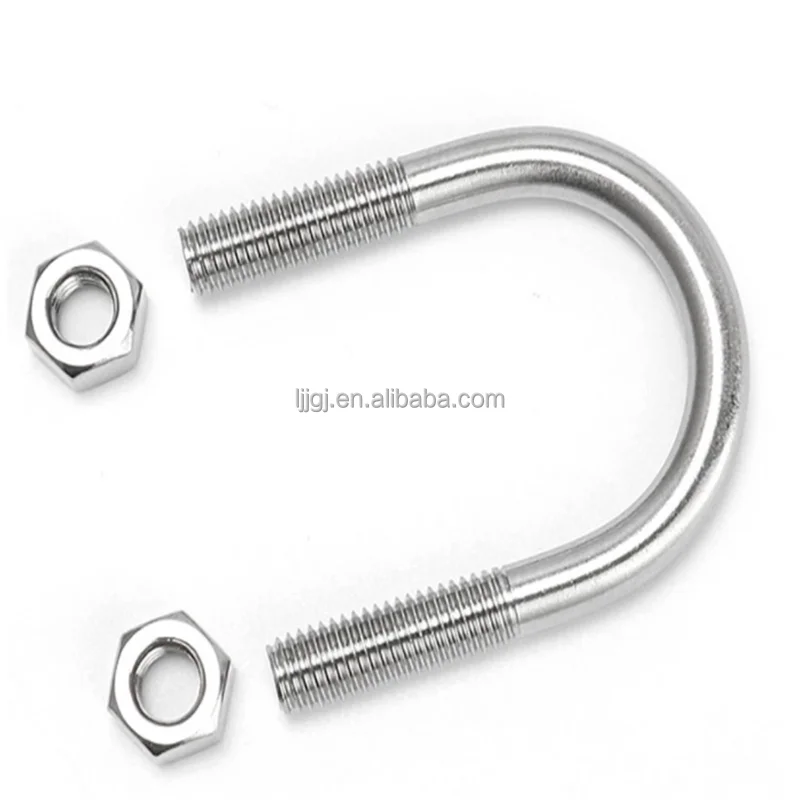 HBLJ M4 M5 M6 stainless steel SS304 anchor bolt J hook bolt U bolt