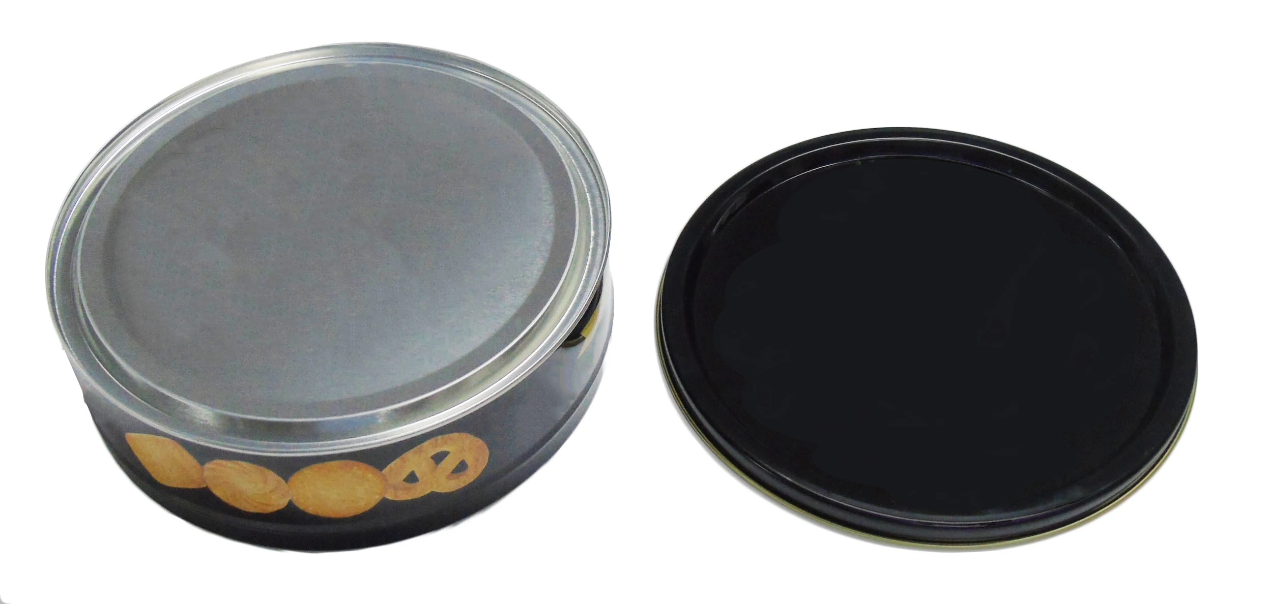 hot sale wholesales round shape tin can tin box 	packaging gift/ cookie/ candy/ tea/ food boxes food container