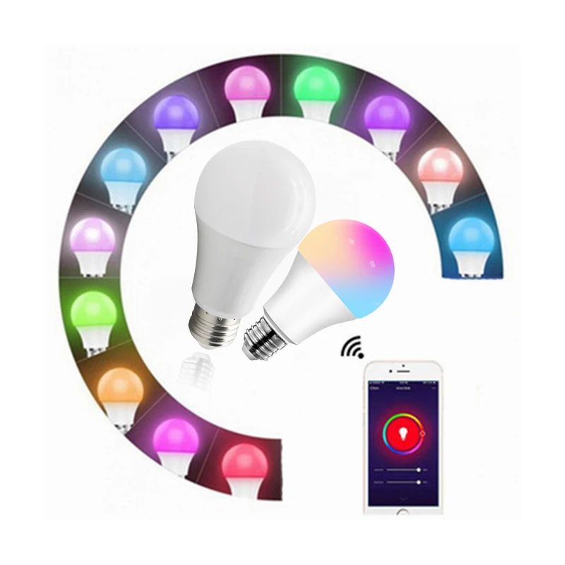 Китайская большая фабричная умная лампа RGB WiFi BT по хорошей