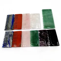 New product natural crystal healing crystal combs rose quartz obsidian crafts for wedding souvenir guests