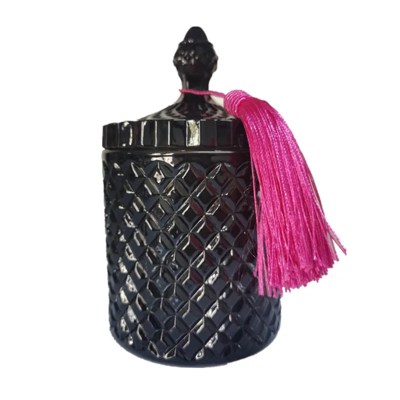 Оптовая продажа банки для свечей с кисточками 2022 декоративные кисточки подсвечника индивидуальная упаковка 6 цветов можно сделать на