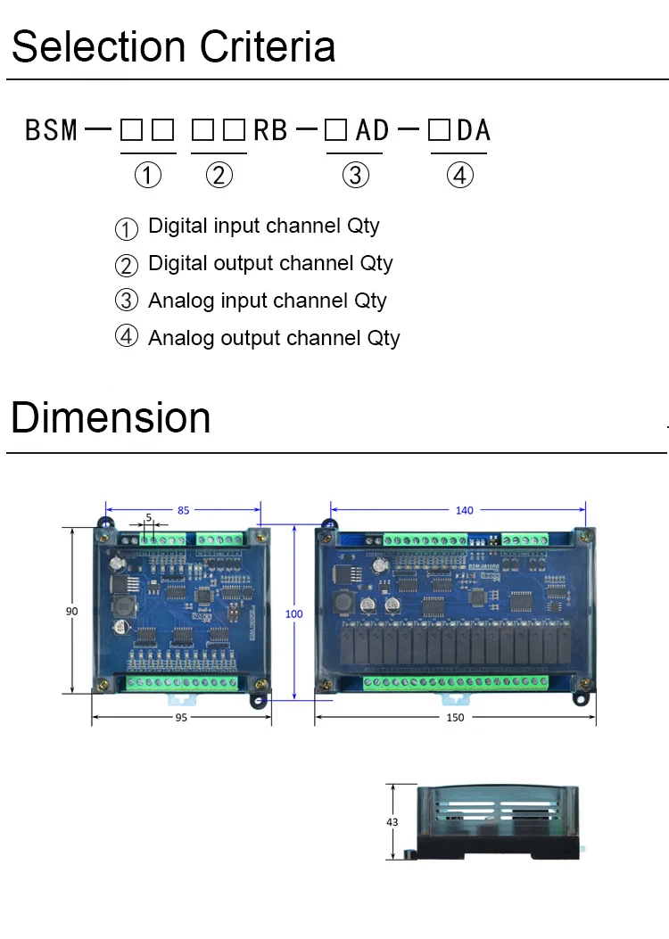 Модуль Rs232/485 Modbus RJ45 IO Tcp/ipp Rtu 8 аналоговый вход 4 цифрового входа релейного выходного