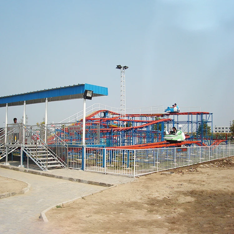 Funny theme park outdoor roller coaster Jungle Mouse customized amusement park rides roller coaster for sale