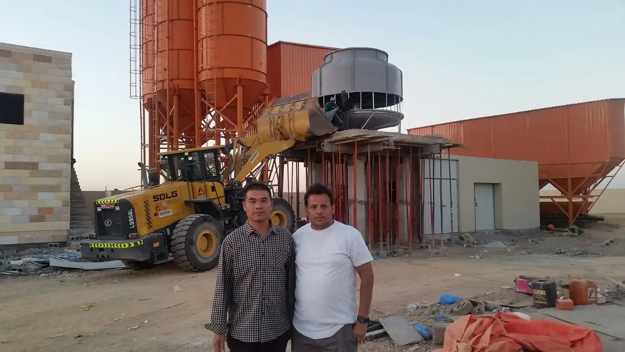 Industrial Water Cooled Chiller for cooling 5c cooled water for Concrete Batching Plant