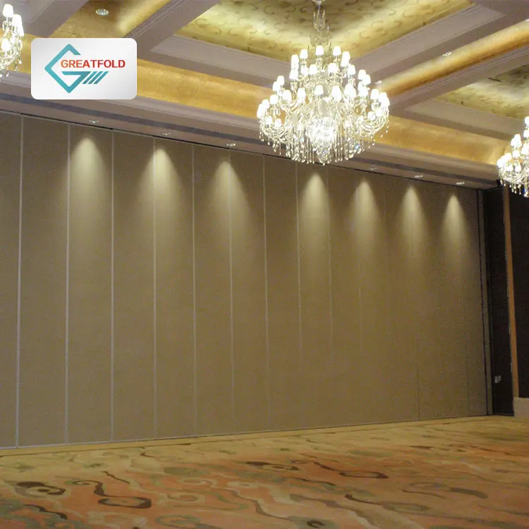 Управляемая стена из МДФ для зала съемная акустическая перегородка раздвижная банкета