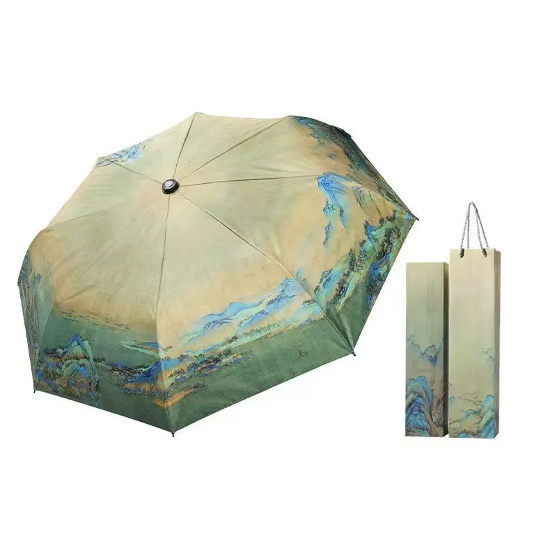 Electric Water Spray fog Cool Fan Umbrella With Power Bank UV Proof Umbrella for Men and Women to use in raining and Sunny days