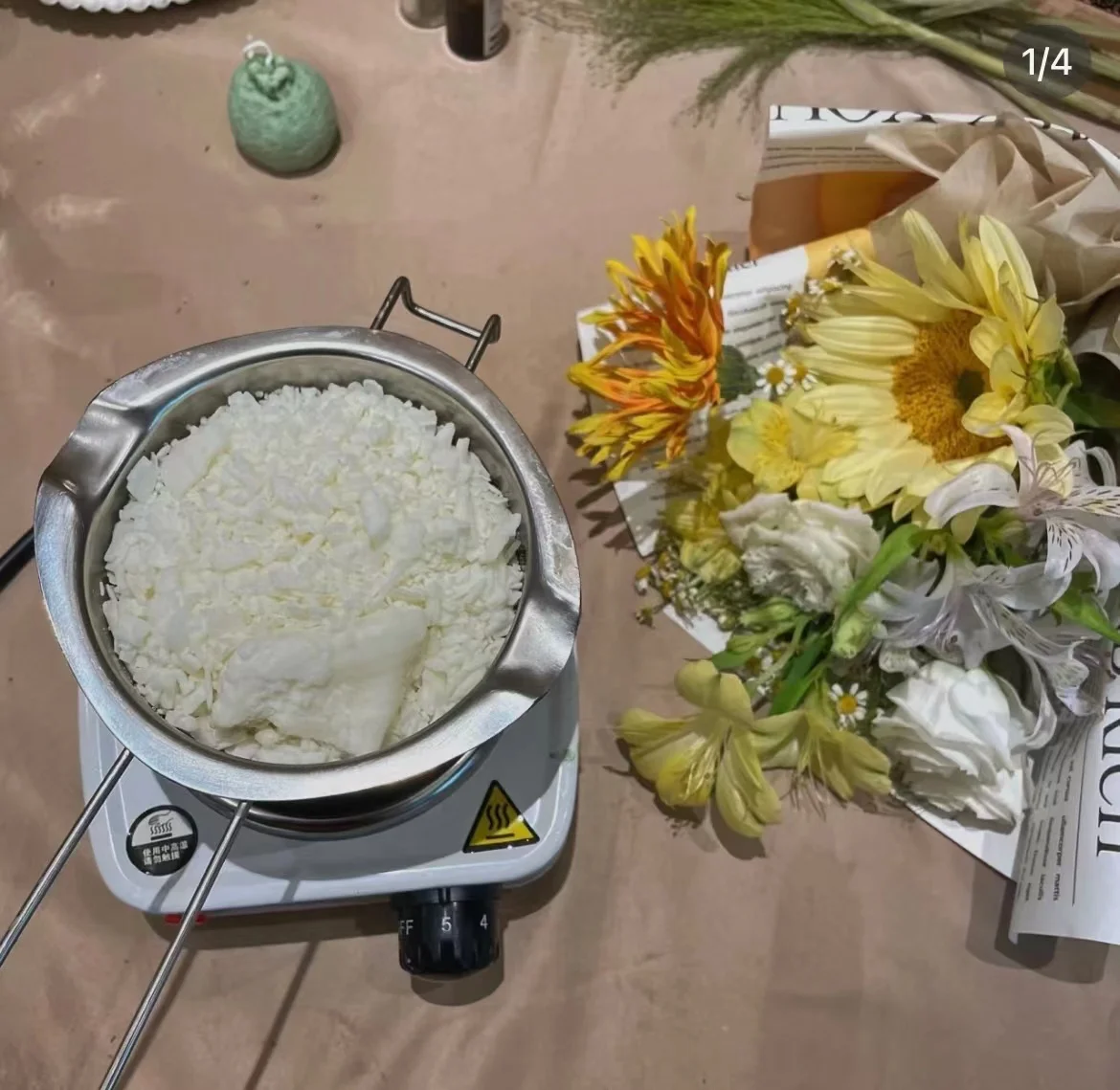 Stainless Steel Kitchen Metal Melting Pot Bowl for Chocolate Wax and Dough