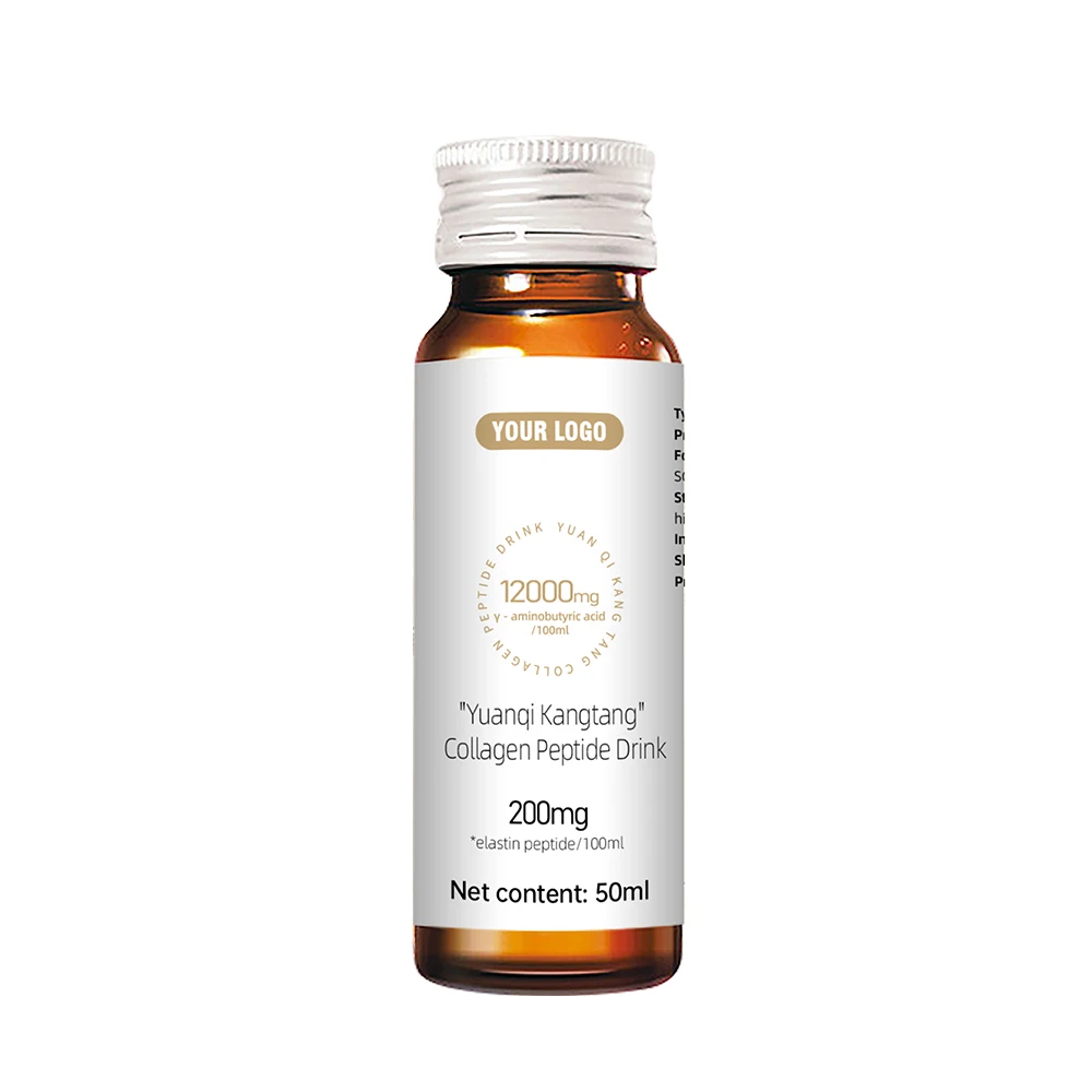 Factory Supplier Collagen Peptide Bottle Drink instant drinks Liquid Beverage Good Skin firmness and fair skin for woman