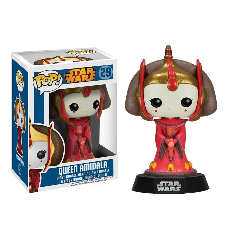 Экшн-фигурка Funko Pop Звездные войны #129 генерал гривус #29 королева Амидала Коллекционная модель игрушки 10