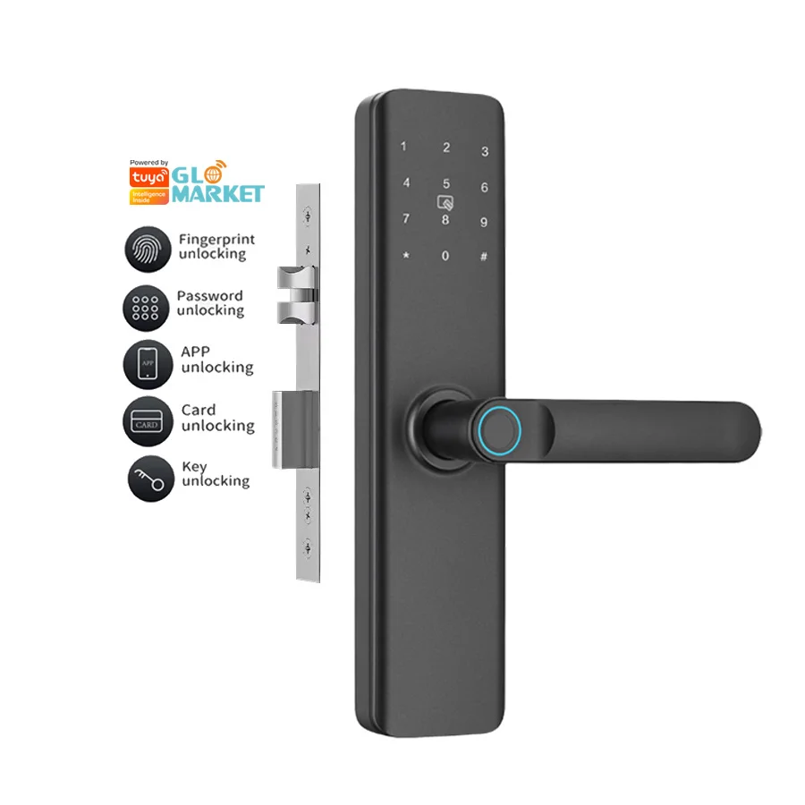 Замок с биометрической ручкой