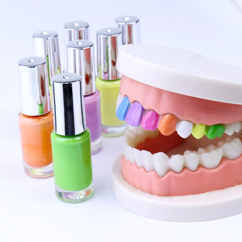 GP Halloween party cosplay waterproof temporary tooth paint polish for special makeup