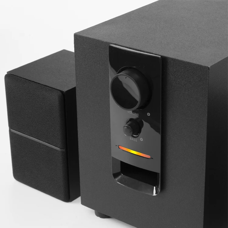 2.1 Wooden Multimedia Speaker with Superior Voice Quality hifi multimedia dj speaker